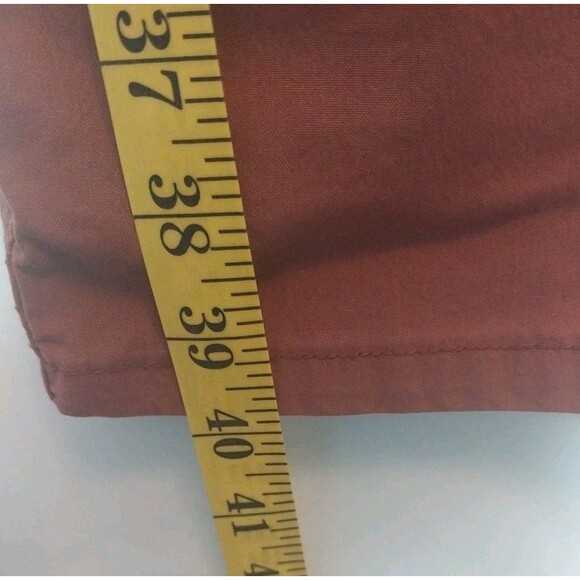 Kuhl Women's Roll Up Cargo Pants Sz 12 Rust Snap Pockets Gorpcore Hiking Camping - Picture 5 of 15